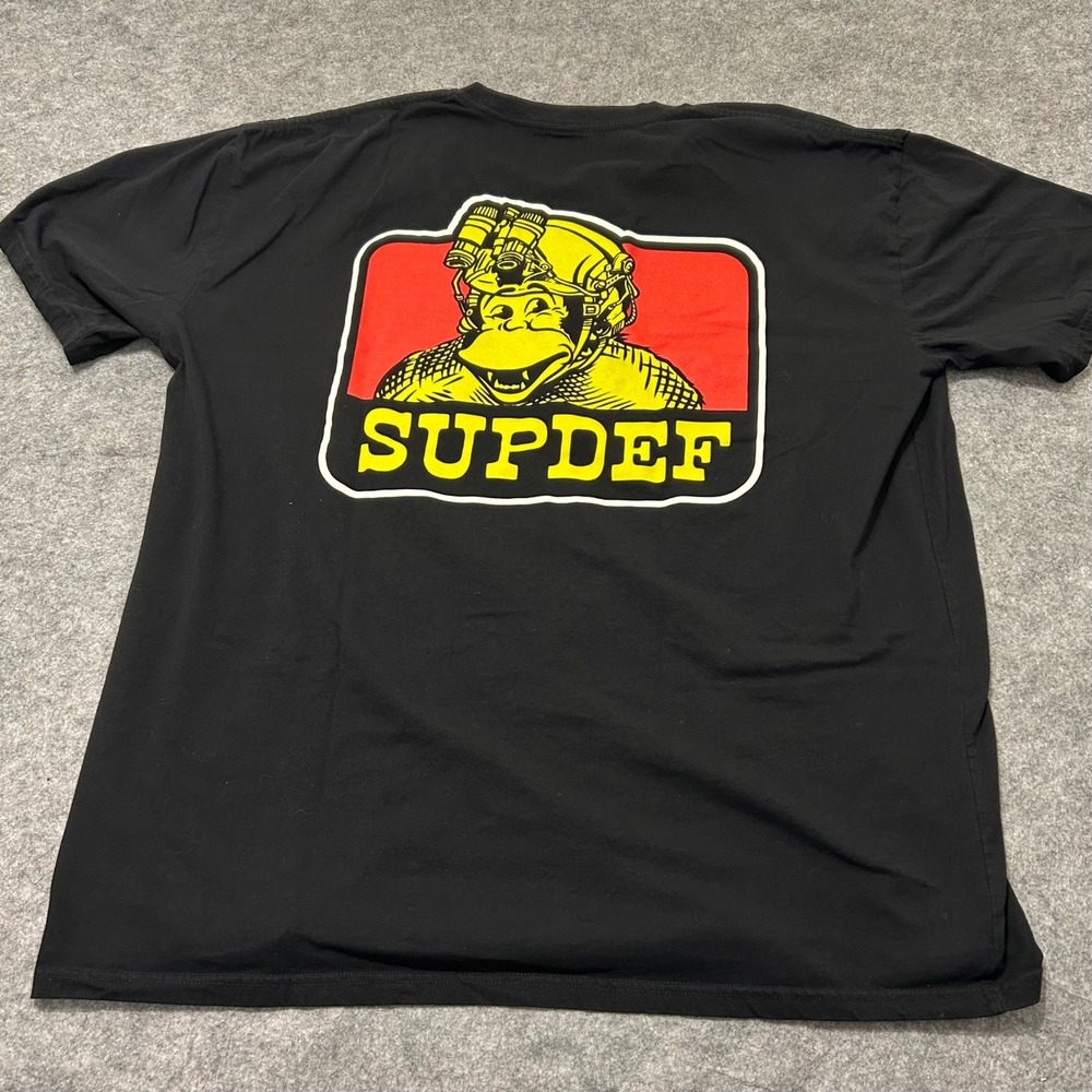 Superior Defense T-Shirt Mens 3XL Black Supdef Monkey NVG Tactical Graphic Tee